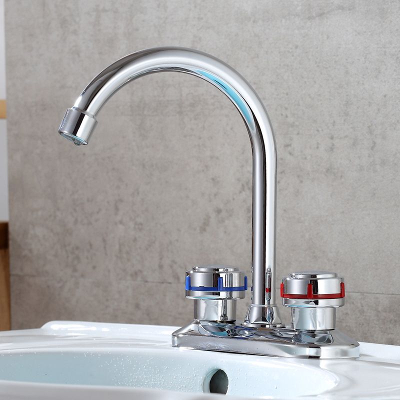 Rynx | 1or2-Handle Brushed Nickel Widespread Faucet 2 Hole Center Set Sink Faucet