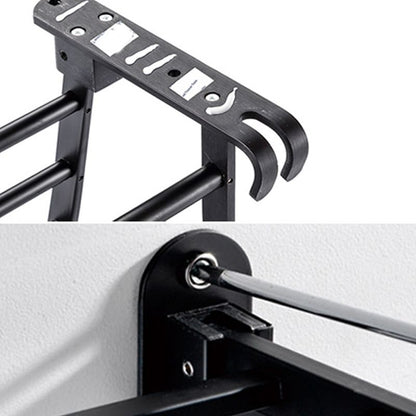 Rynx | Modern Bathroom Accessories Black Paper Holder Bathroom Shelf Bathroom Accessory Set