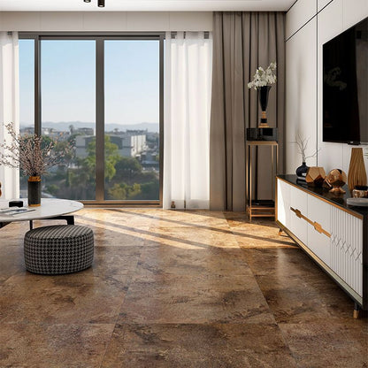 Rynx | PVC flooring stone design peel & stick square vinyl floor for the living room