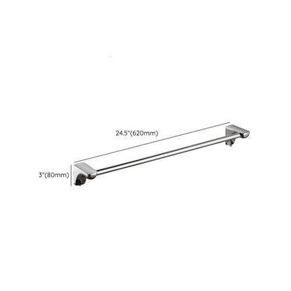 Rynx | Modern Bathroom Hardware Paper Holder Bathroom Shelf Silver Bathroom Accessory Set