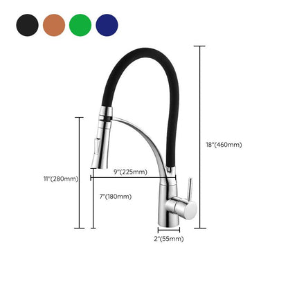 Rynx | Modern 1-Hand Faucets Copper Touchless with Water Dispenser Standard Kitchen Faucet