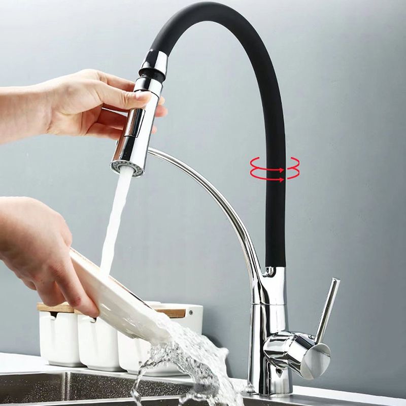 Rynx | Modern 1-Hand Faucets Copper Touchless with Water Dispenser Standard Kitchen Faucet