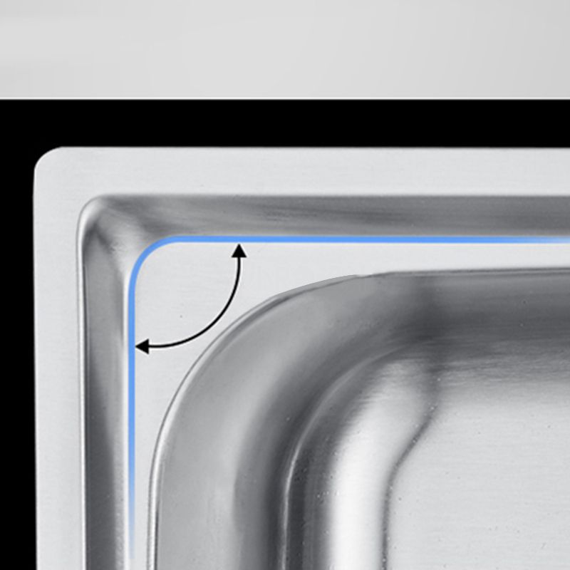 Rynx | Modern Style Kitchen Sink Dirt Resistant Vanity Kitchen Sink with Drain Kit
