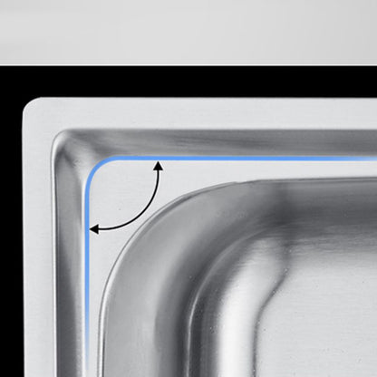 Rynx | Modern Style Kitchen Sink Dirt Resistant Vanity Kitchen Sink with Drain Kit