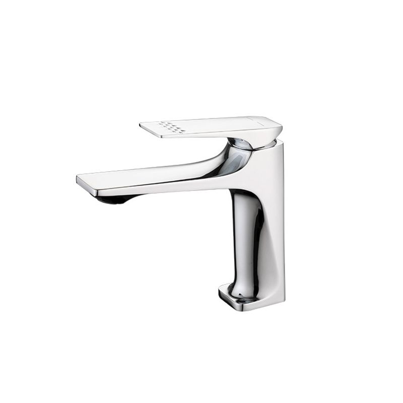 Rynx | Modern Bathroom Faucet Brass Deep Arc Lever Handle with Faucet Hose