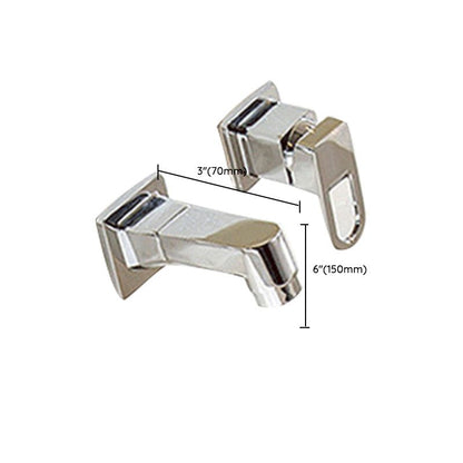 Rynx | Wall Mounted Faucet Brass Lever Handle Bathroom Faucet Hand Shower