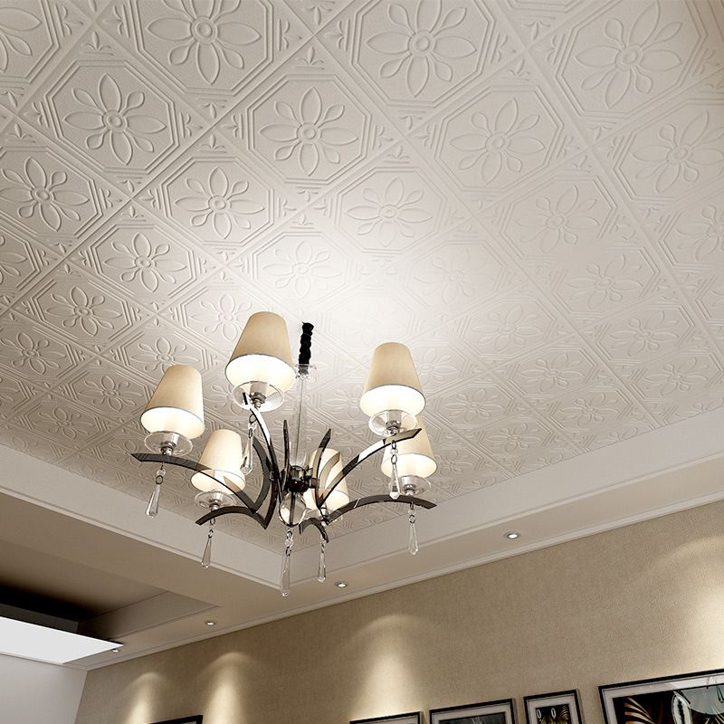 Rynx | Modern Wall Panel Floral 3D Print Peel and Stick Waterproof Wall Panels