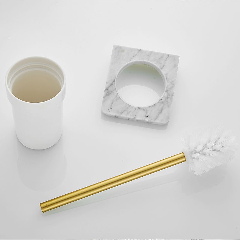 Rynx | 7-piece bathroom accessory set marble and metal bathroom hardware