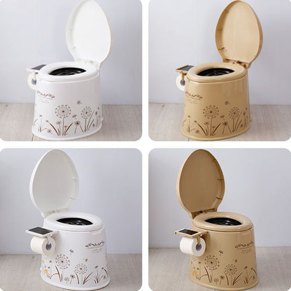 Rynx | Modern Plastic Floor-Mounted Toilet Bowl with Seat for the Bathroom