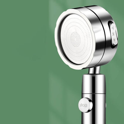 Rynx | Modern Handheld Showerhead 3 Spray Round Metal Shower Heads