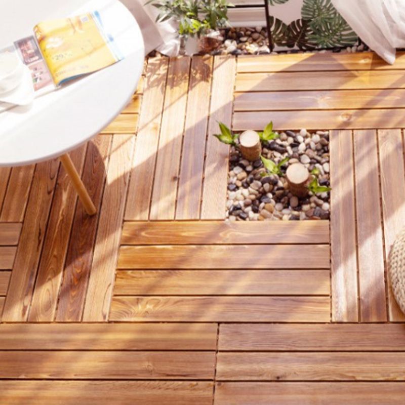 Rynx | Parquet Pine Floor Tile Waterproof Click Lock Traditional Hardwood Floor for Living Room