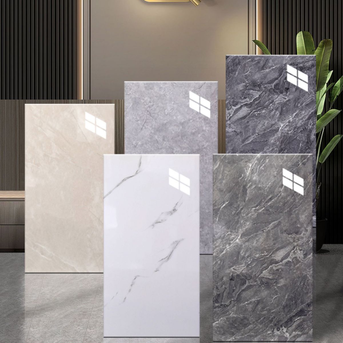 Rynx | 10-Pack PVC rectangular Peel-and-Stick wall tile kitchen and bathroom backsplash