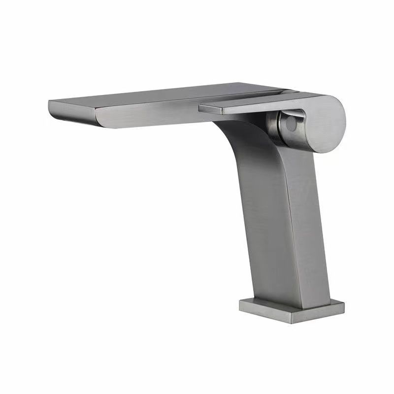 Rynx | Modern Faucet Brass Lever Waterfall Spout Sink Faucet