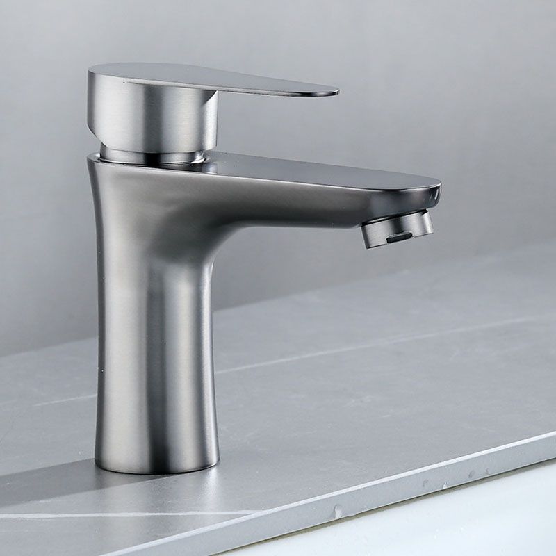 Rynx | Contemporary Stainless Steel Basin Tap Lever Handles Low Arc Basin Mixer