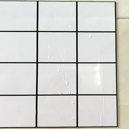 Rynx | PVC Rectangular 10 Pack 12" X 23" Peel & Stick Mosaic Tile Kitchen and Bathroom