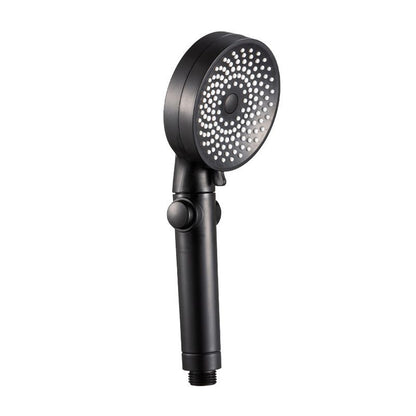 Rynx | Contemporary Round Shower Head Combo Handheld Shower Head 9.8 Inch H Spray Head