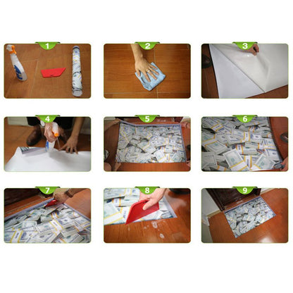 Rynx | Modern Style Square PVC Flooring Stone Design Peel and Stick Vinyl Flooring