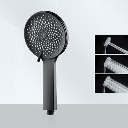 Rynx | Contemporary round shower head in solid color handheld shower head for the bathroom