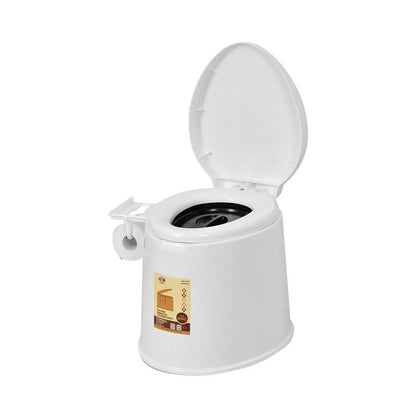 Rynx | Modern Plastic Floor-Mounted Toilet Bowl with Seat for the Bathroom