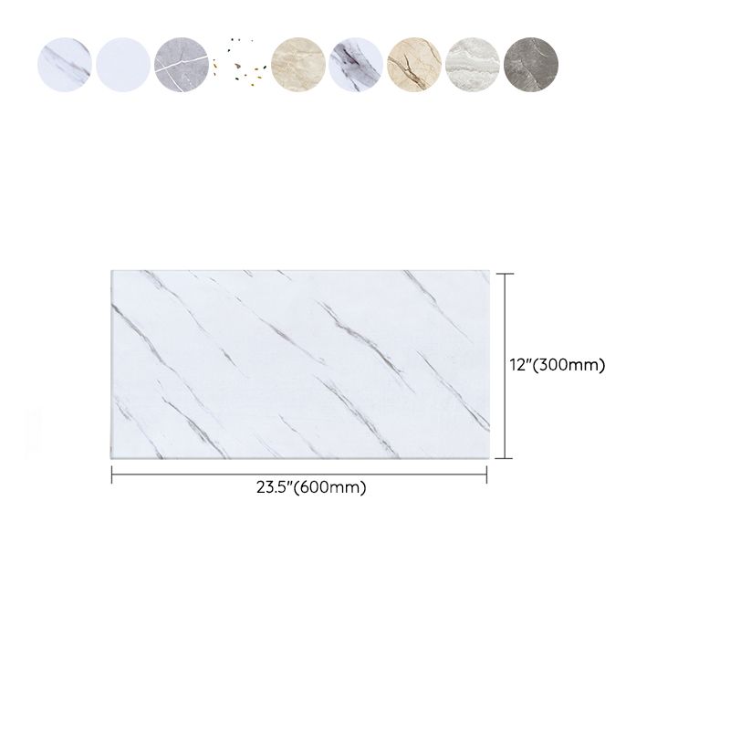 Rynx | PVC Rectangular 3-Pack 12" X 23" Peel & Stick Mosaic Tile Kitchen and Bath Backsplash