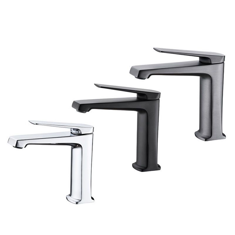 Rynx | Modern Basin Mixer Lever Handle Copper Low Arc Basin Mixer