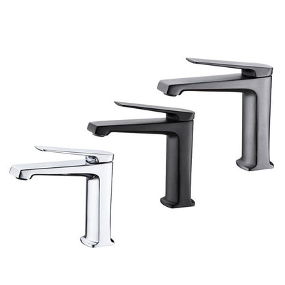 Rynx | Modern Basin Mixer Lever Handle Copper Low Arc Basin Mixer