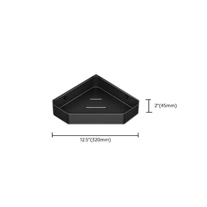 Rynx | Modern Bathroom Set Matte Black Bathroom Shelf Towel Holder Bathroom Accessories Set
