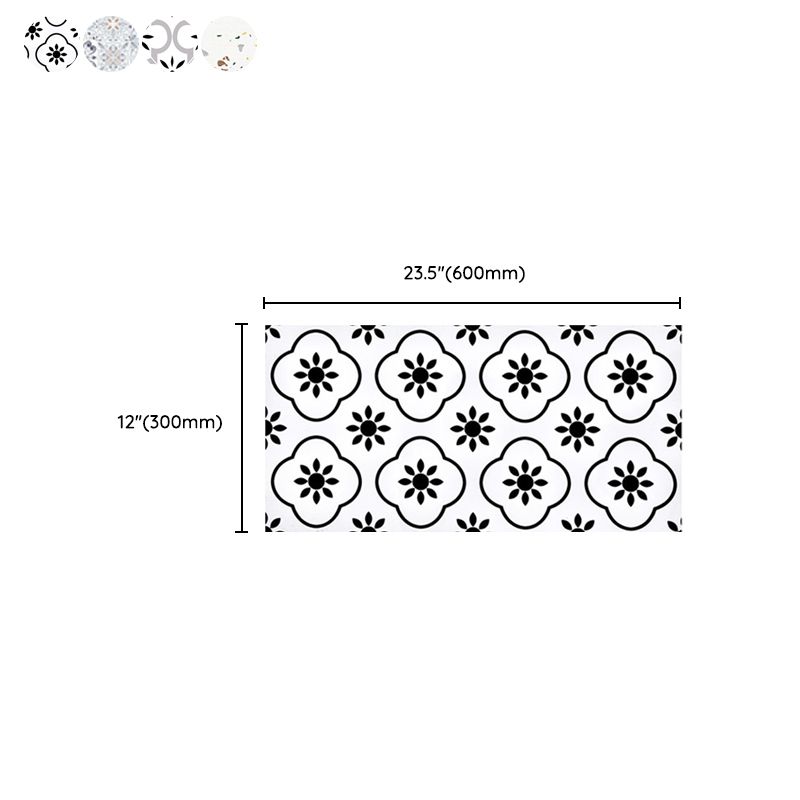 Rynx | PVC Rectangular 10 Pack 12" X 23" Peel & Stick Mosaic Tile Kitchen and Bathroom