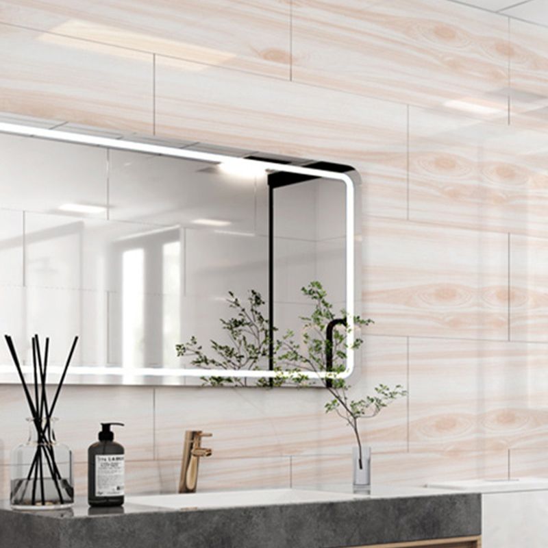 Rynx | PVC Wall Paneling Rectangle Waterproof Wood Look Wall Covering for the Living Room
