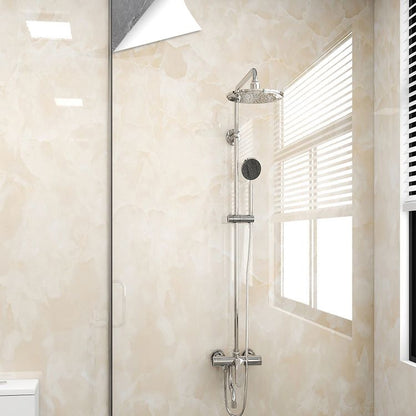 Rynx | Modern Peel/Stick Splash Guard Tiles PVC Wallpaper for Bathroom Splash Protection