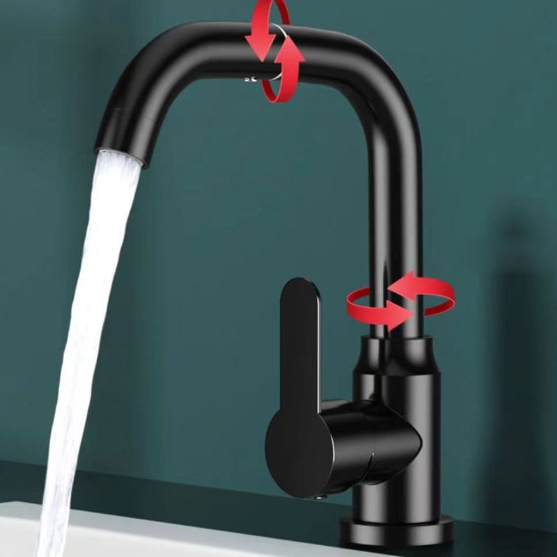 Rynx | Modern Basin Mixer Bathroom Faucet Brass Lever Swivel Spout Basin Mixer