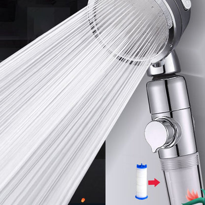 Rynx | Modern Handheld Shower Head Silver Round Standard Shower Heads