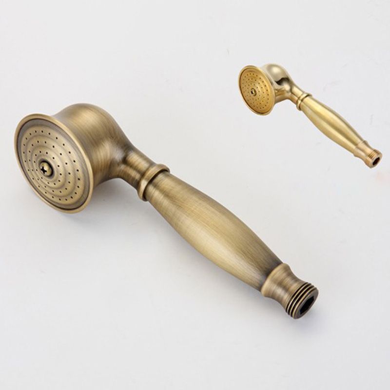 Rynx | Traditional Handheld Shower Head with Hose Polished Brass Wall Mounted Shower Head