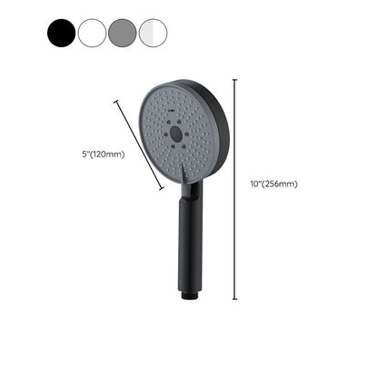 Rynx | Matt Black Hand Shower Modern 3-Stream Round Wall Mounted Hand Shower