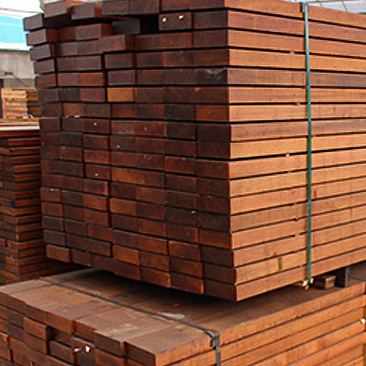 Rynx | Modern solid hardwood flooring Merbau wood side cladding for terrace