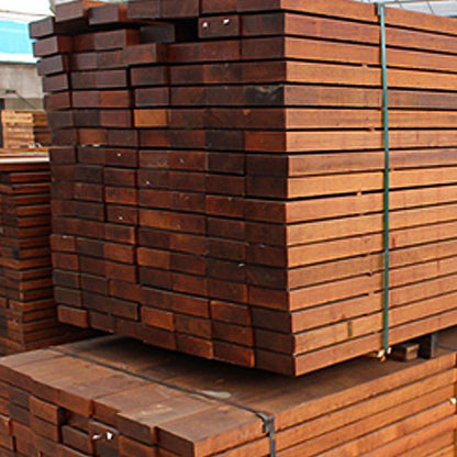 Rynx | Modern solid hardwood flooring Merbau wood side cladding for terrace