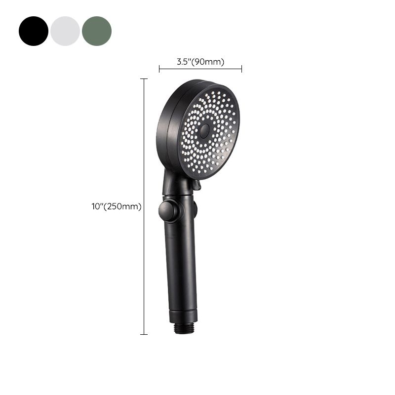Rynx | Contemporary Round Shower Head Combo Handheld Shower Head 9.8 Inch H Spray Head