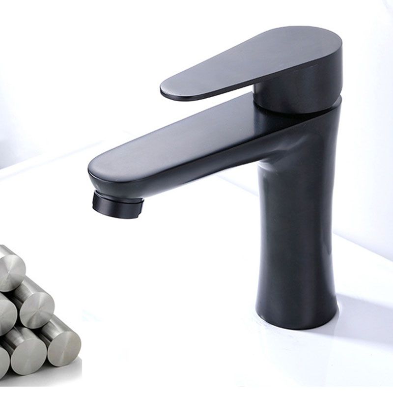 Rynx | Contemporary Stainless Steel Basin Tap Lever Handles Low Arc Basin Mixer