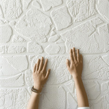 Rynx | Modern Pearl Wainscoting PVC Wall Access Panel Peel and Stick Wall Tile for Bedroom