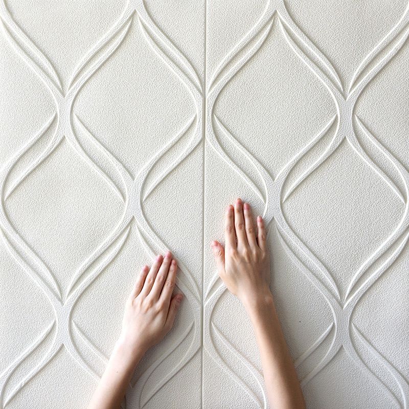 Rynx | Contemporary waterproof wall planks striped brick bedroom wall panels