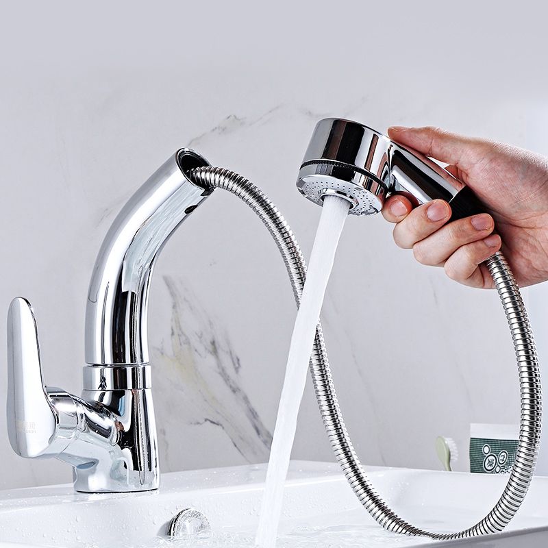 Rynx | Modern Simple Vessel Sink Faucet High Arc Bathroom Sink Faucet