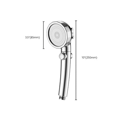 Rynx | Modern Handheld Shower Head Silver Round Standard Shower Heads