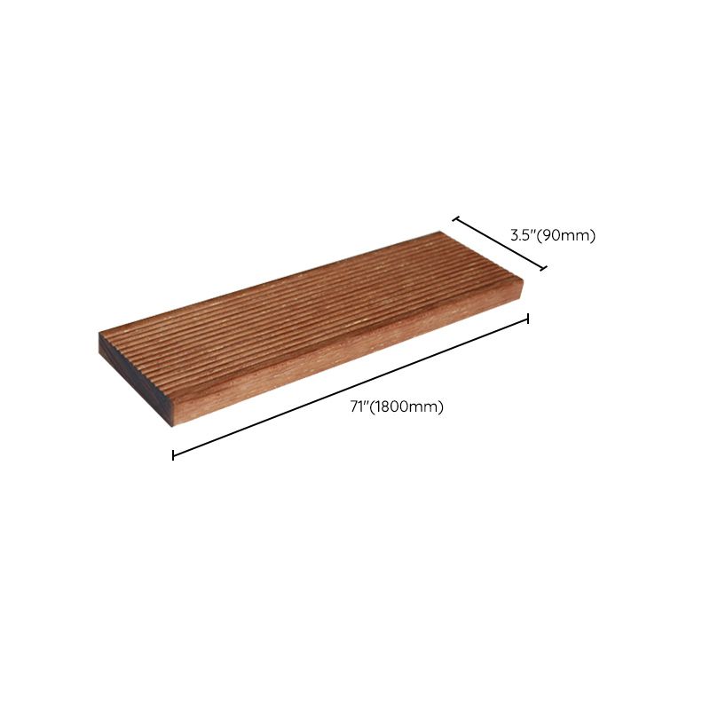 Rynx | Modern solid hardwood flooring Merbau wood side cladding for terrace