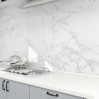 Rynx | Modern splash guard tile waterproof marble print peel and stick tile for the kitchen