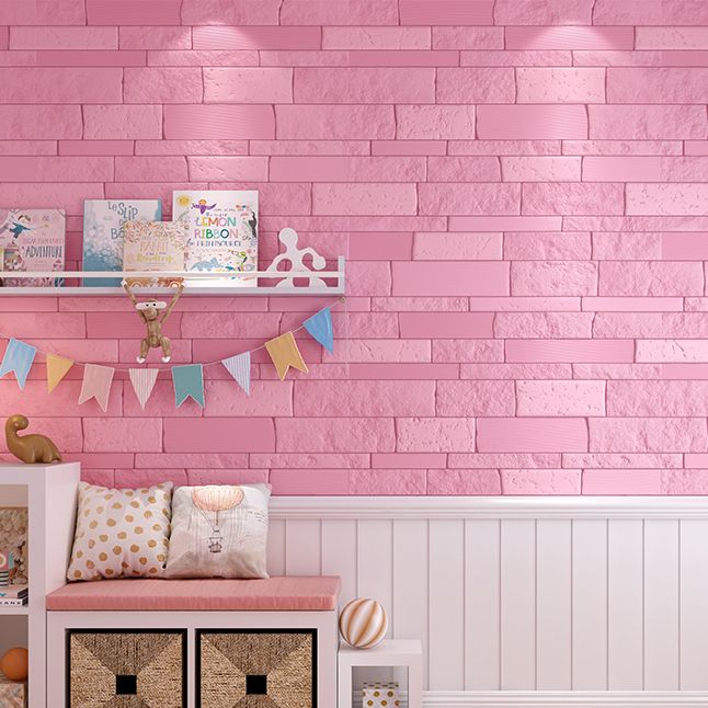 Rynx | Industrial 3D Brick Wall Plank Bathroom Living Room Wall Panel Set of 10
