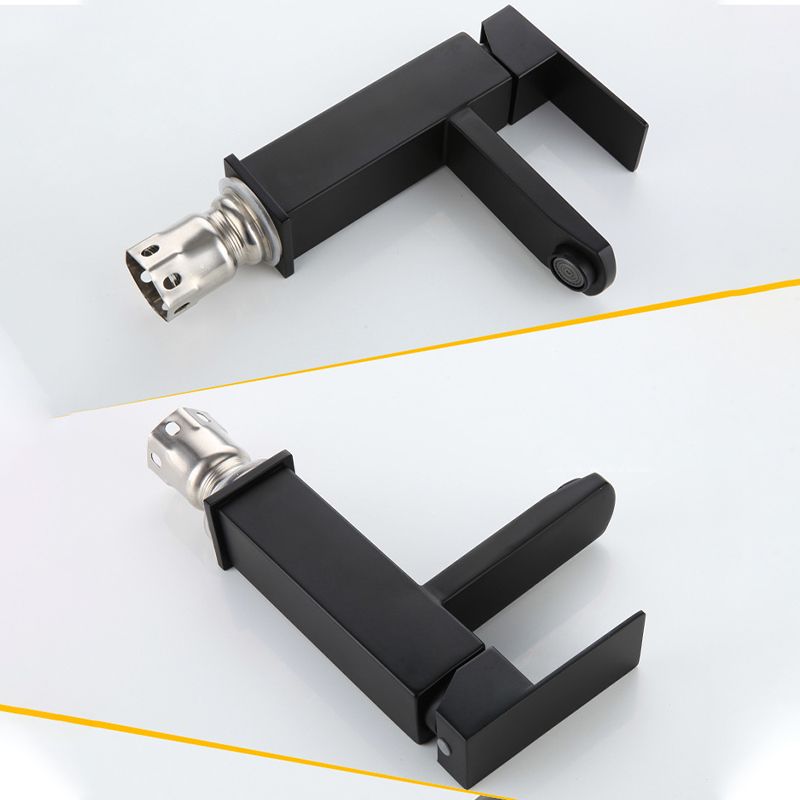 Rynx | Modern sink faucet centerset bathroom sink faucet in black