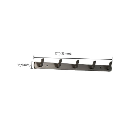 Rynx | Matte Gray Bathroom Hardware Set Modern Bathroom Accessories Set