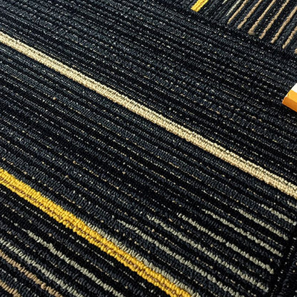 Rynx | Dark Color Level Loop Carpet Tile Non-Slip Self-Adhesive Indoor Office Carpet Tiles