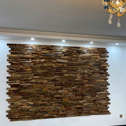 Rynx | Solid Wood Wall Panel Modern Minimalist Living Space Commercial Wall Panel (1-Pack)