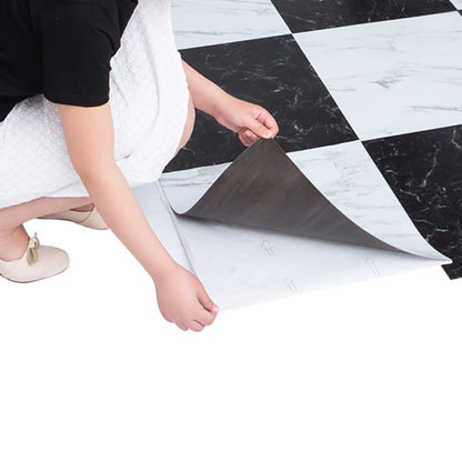 Rynx | Modern fabric look plastic floor water-repellent square edge floor tiles